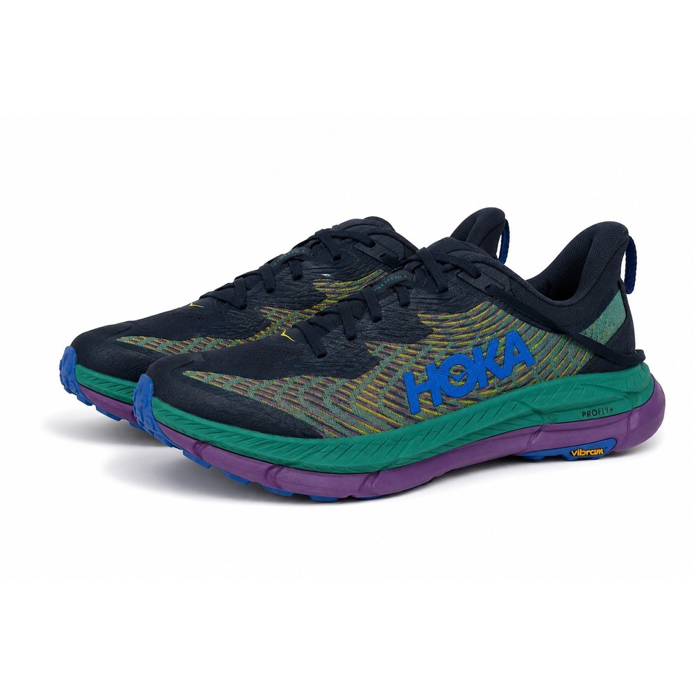 Hoka Mafate Speed 4 Strata Tech‎ Green Trail Running Sneakers Size US 12.5 Mens